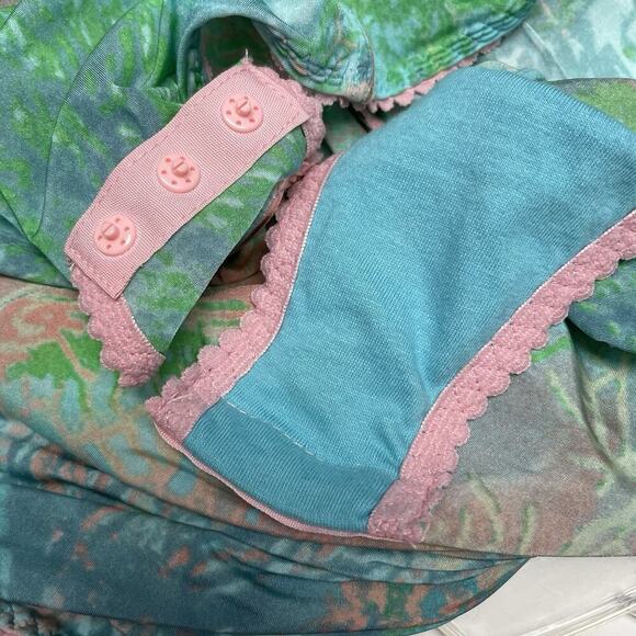 Cosmopolitan Lingerie Bodysuit Semi Sheer Size Medium Y2K Colorful Flirty - Picture 6 of 6